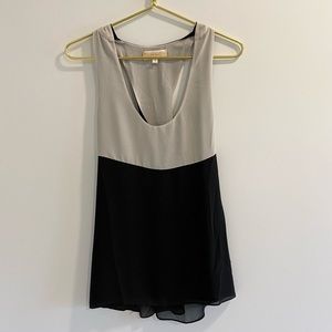 Colorblock Twist Chiffon Racerback Tank